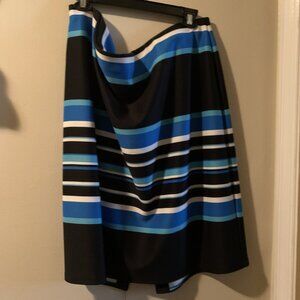 Pencil striped skirt